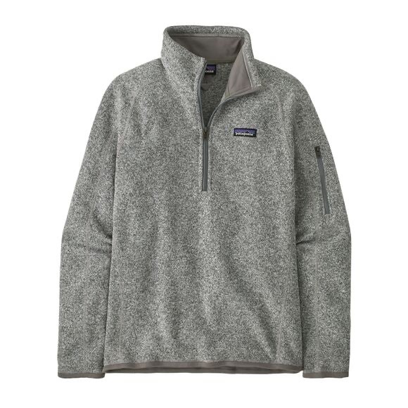 Patagonia Women's Better Sweater 1/4-Zip Birch White (Grey) - Picture 1 of 7